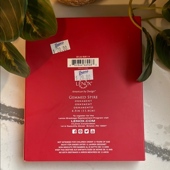 Lenox Gemmed Christmas Ornaments - Picture 7 of 11